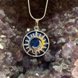 Silver Sun/Moon Necklace