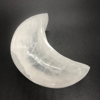 Selenite Moon Bowl