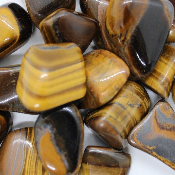 Tigers Eye Tumbled