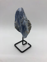 Blue Kyanite on stand